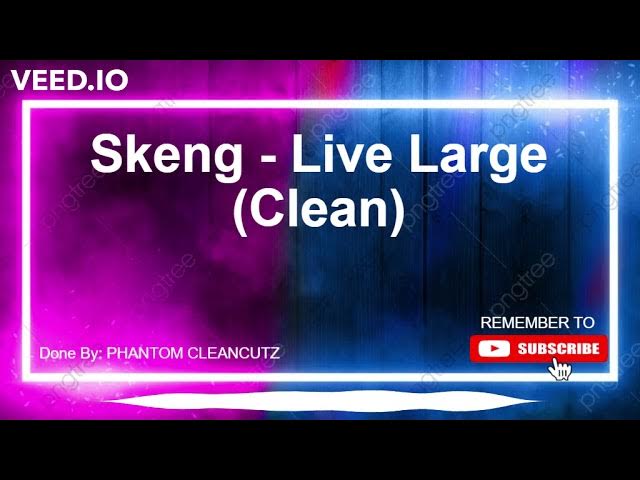 Skeng - Live Large (Clean)