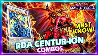 7 RED DRAGON ARCHFIEND CENTURION MUST KNOW COMBOS FT. NEW SUPPORT IN YUGIOH MASTER DUEL