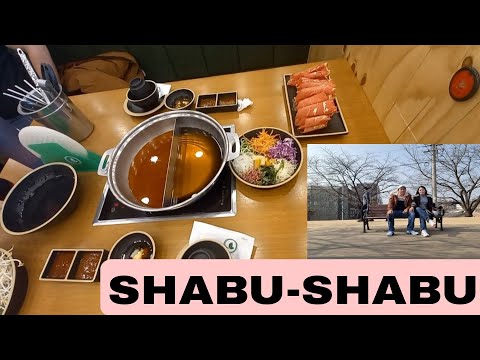 LUNCH AT SHABU-SHABU RESTAURANT