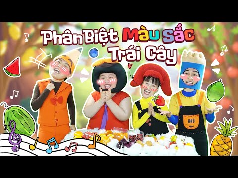 Phân Biệt Màu Sắc Trái Cây | Học Hát Cùng Bút Chì