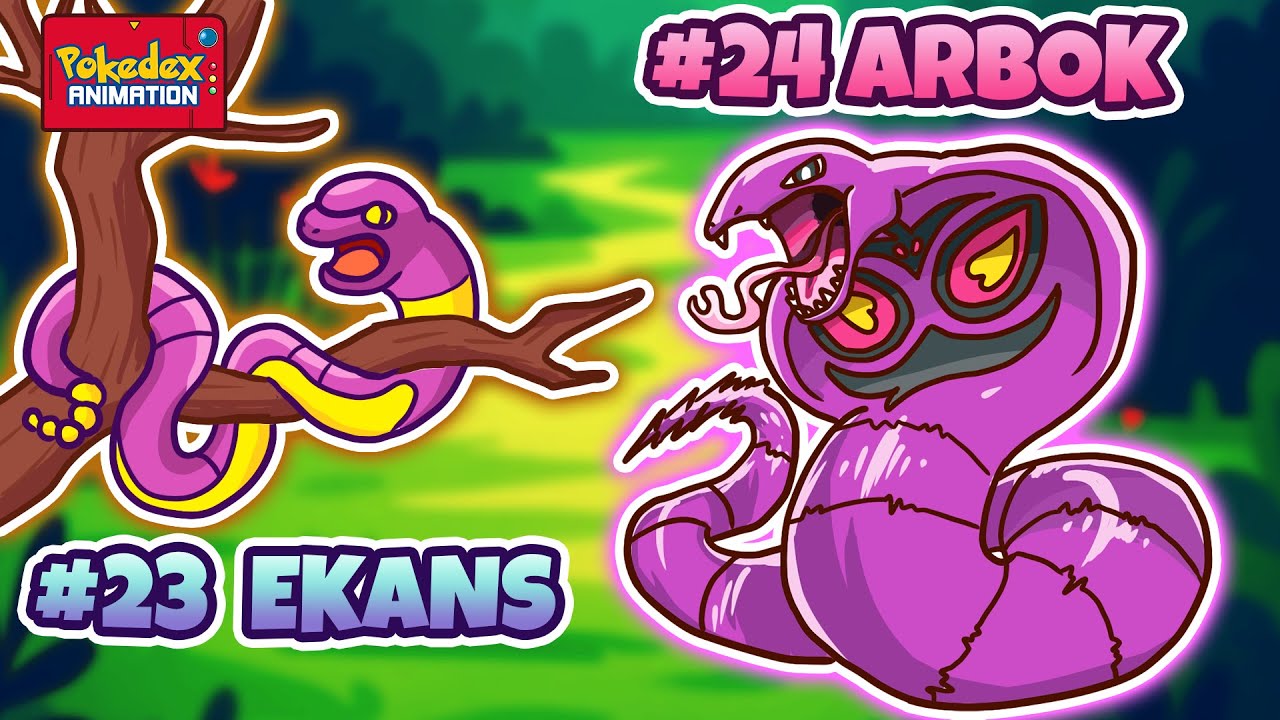 Ekans & Arbok 🐍 – Secrets of Kanto’s Snake Pokémon! | Animated Pokédex #17