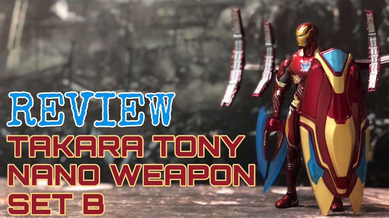 REVIEW: Takara Tony Nano Weapon Set B for SH Figuarts Iron Man Mark 50 ...