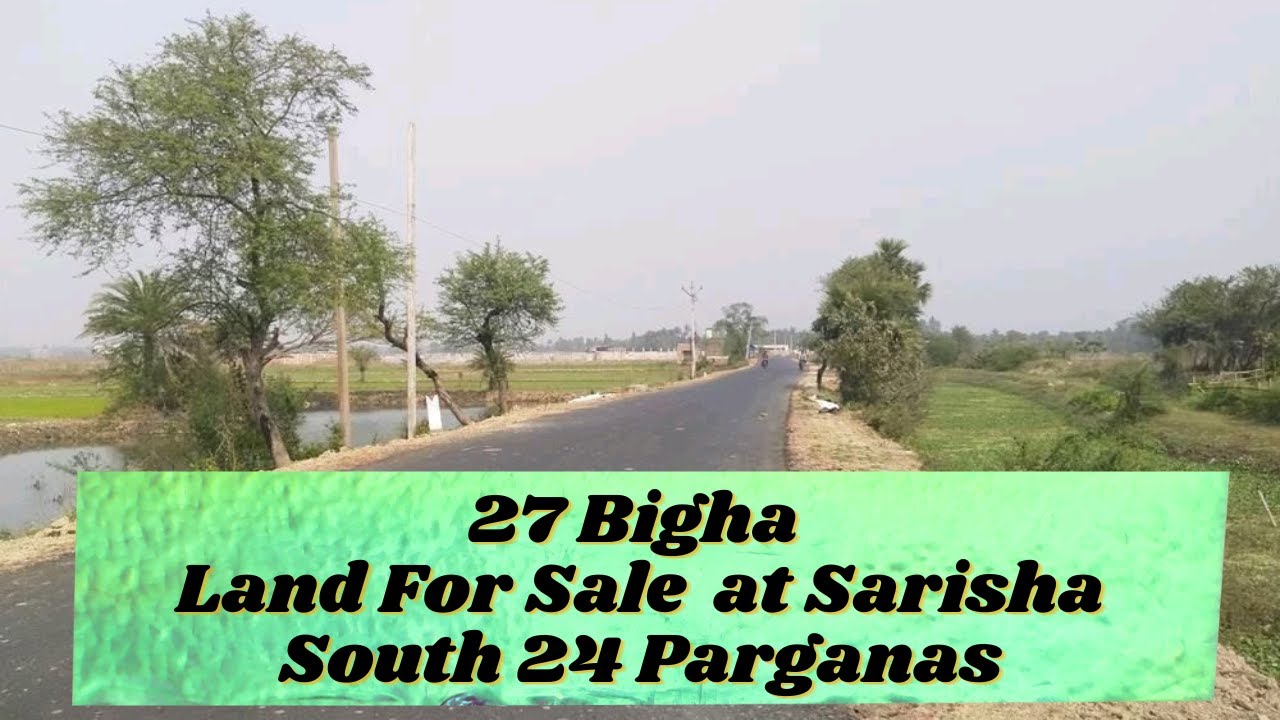 27 Bigha land for sale at Sarisha, Diamond Harbour, South 24 Parganas