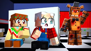 ¡Que NO TE ATRAPEN los ANIMATRONICOS en MINECRAFT! 😭ESCONDITE de FNAF con SILVIO , PERMON y DANY