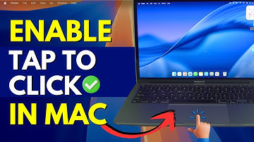 How to Turn On Tap to Click Mac? Enable Tap/Touch to Click MacBook