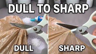 Exclusive The Salt Trick That Makes Dull Scissors Razor Sharp Details