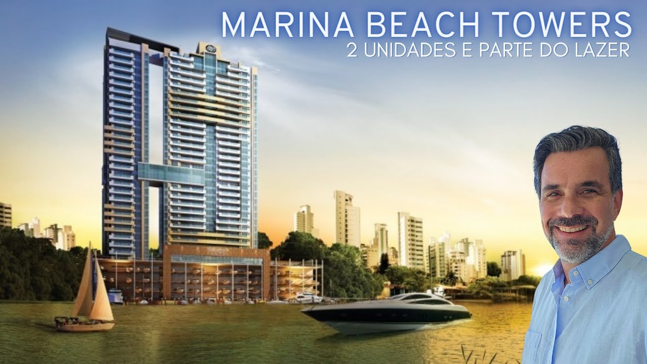 Marina Beach Towers, visitamos 2 unidades novas, e pedacinho do lazer.