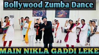 Main Nikla Gaddi Leke | Gadar 2 | Bollywood Dance Workout Choreography | Zumba Dance | With Vivek