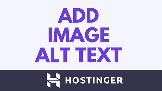 How To Add Image Alternative Text In Hostinger Website Builder For SEO Boost | Hostinger SEO Tips