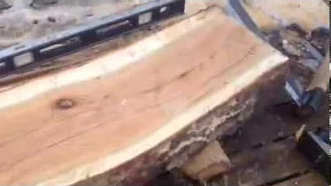 Making a cherry wood axe handle part 1