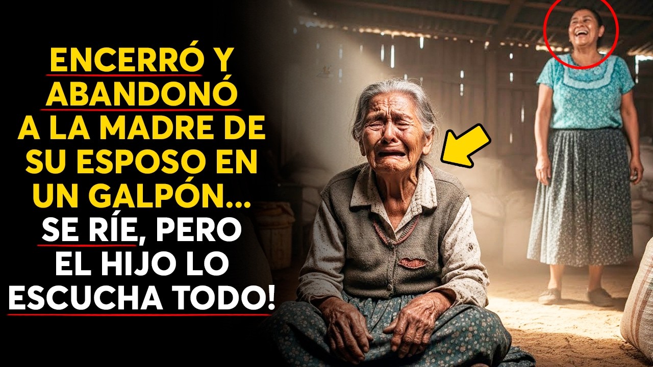 ENCERRÓ Y ABANDONÓ A LA MADRE DE SU ESPOSO EN UN GALPÓN... SE RÍE, PERO EL HIJO LO ESCUCHA TODO!