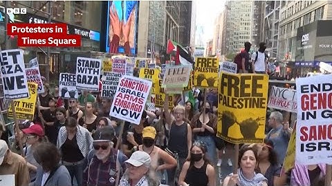 Netanyahu attacks Palestinian recognition as dozens walk out of UN speech