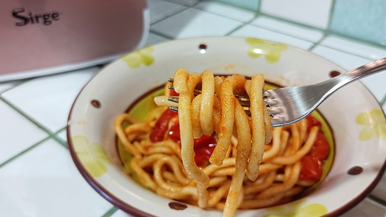 Spaghettoni al peperoncino con PastaRita della Sirge || Pasta fresca fatta in casa