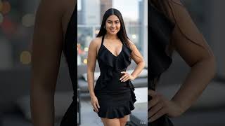 ICON Vestido Curto Colado Corpete Alto Sem Costas com Babados #sheinbrasil