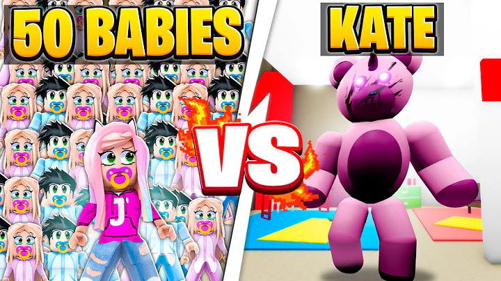 Kate Became Teddy VS 50 Players!