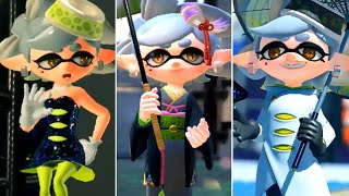 Evolution of Marie in Splatoon Games (2015-2022)