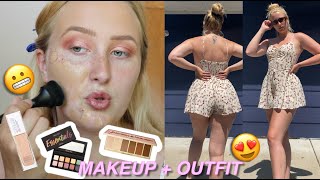Get Ready With Me! Hair + Makeup + Outfit! | Hannah Garske