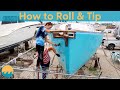 Lessons Learned While Painting - How to Roll & Tip a Boat | ep. 123 | Family Sailboat