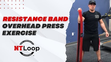 NT Loop One Arm Overhead Press || Resistance Band Shoulder Exercise