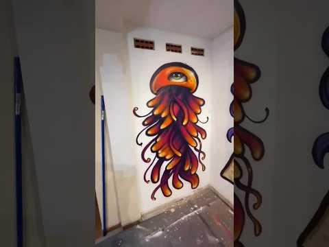 SUPER WEIRD GRAFFITI CHARACTER BY @Sacool.Artgraff👀 #graffitiart #graffiti #shorts