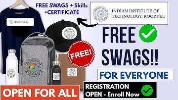 🔴 IIT Roorkee| Free Online Program 2026 |  Free swags , skills , Certificate  opportunity 🔥