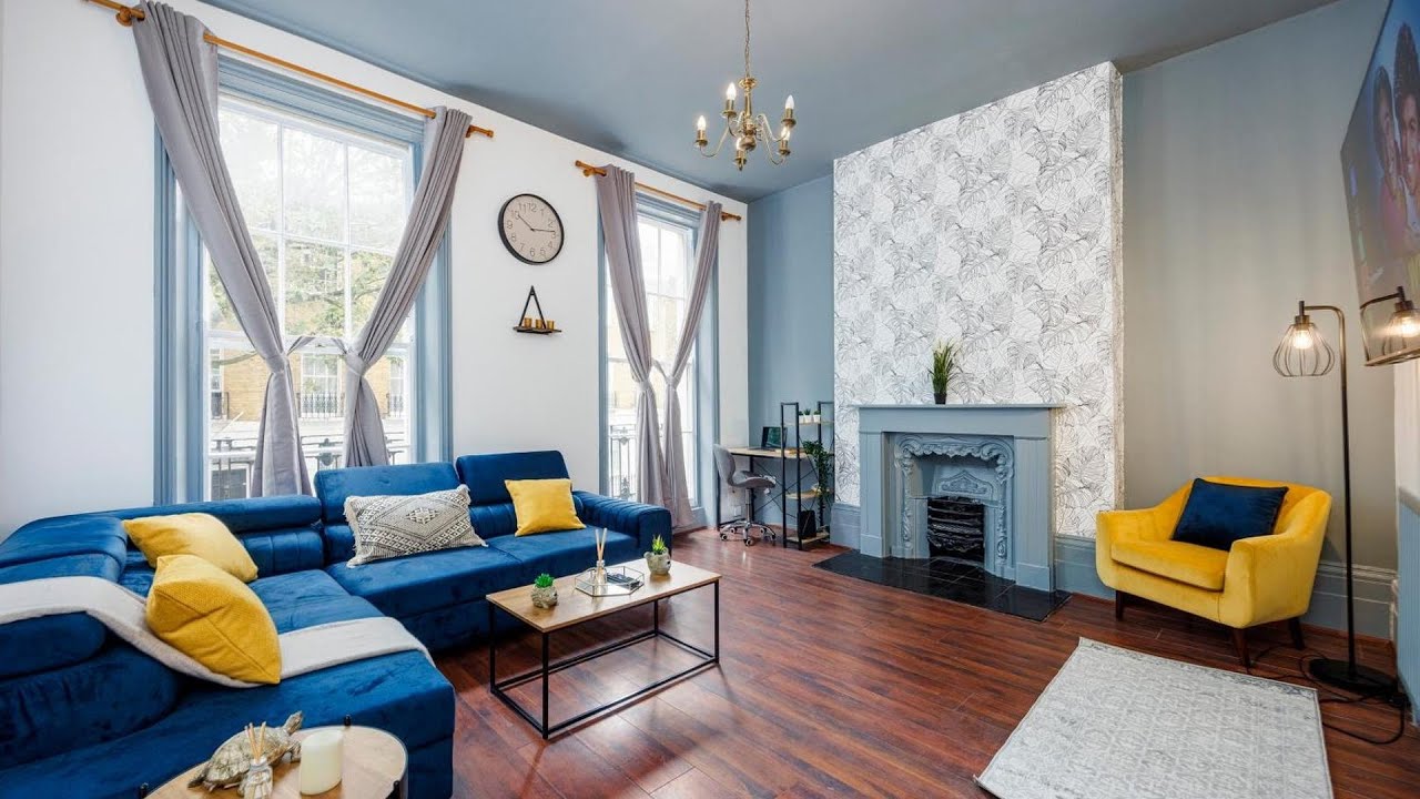 Центр Кингс-Кросс, Лондон — Потрясающие роскошные апартаменты с обслуживанием | Великобритания 🛏️