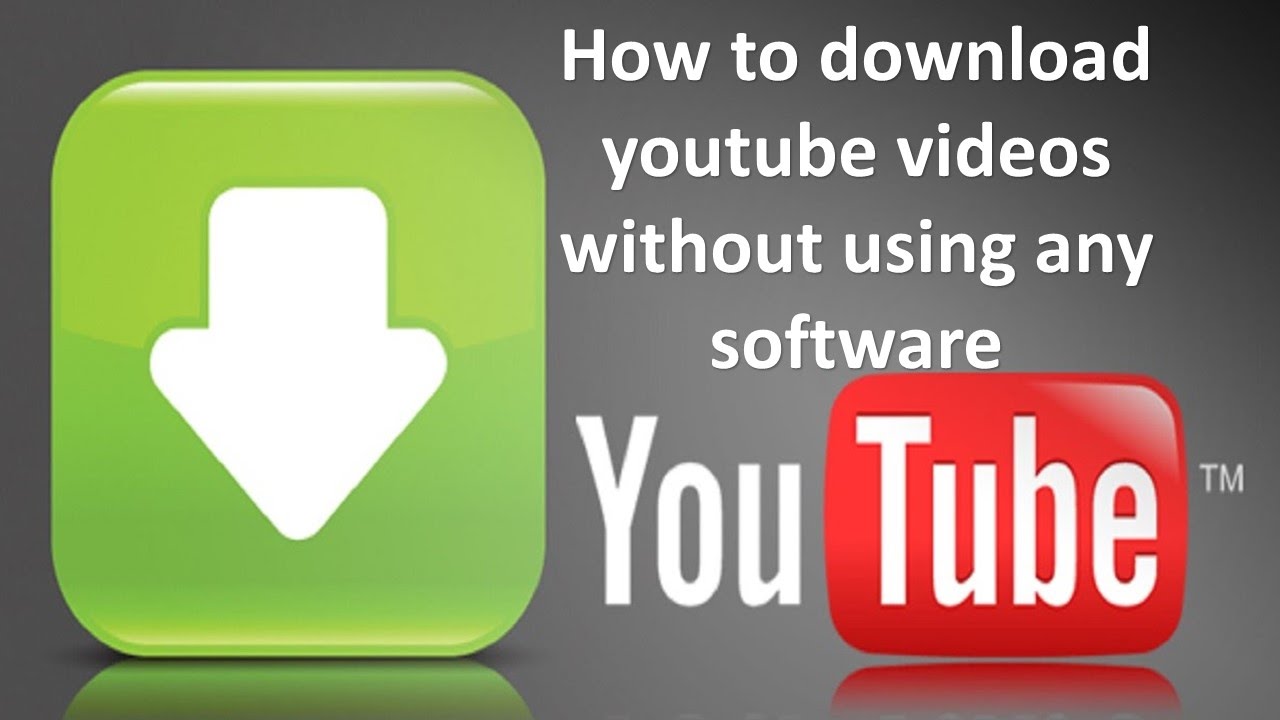 How to download youtube videos without using any software - YouTube