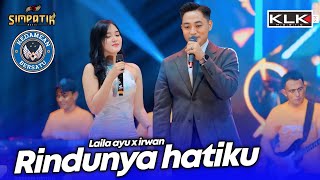 RINDUNYA HATIKU - LAILA AYU X IRWAN - LIVE SIMPATIK MUSIC KLK AUDIO - PEMUDA ARENDA KEPULANGAN