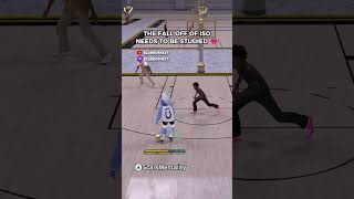 THE FALL OFF OF ISO NEEDS TO BE STUDIED 💔 #2kcommunity #nba2k25 #shorts