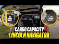 2018 - 2023 Lincoln Navigator - True Cargo Capacity Given In Inches