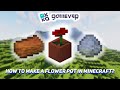 How to Make a Flowerpot in Minecraft 🌷🪴 - Tutorial/Step-by-step Guide