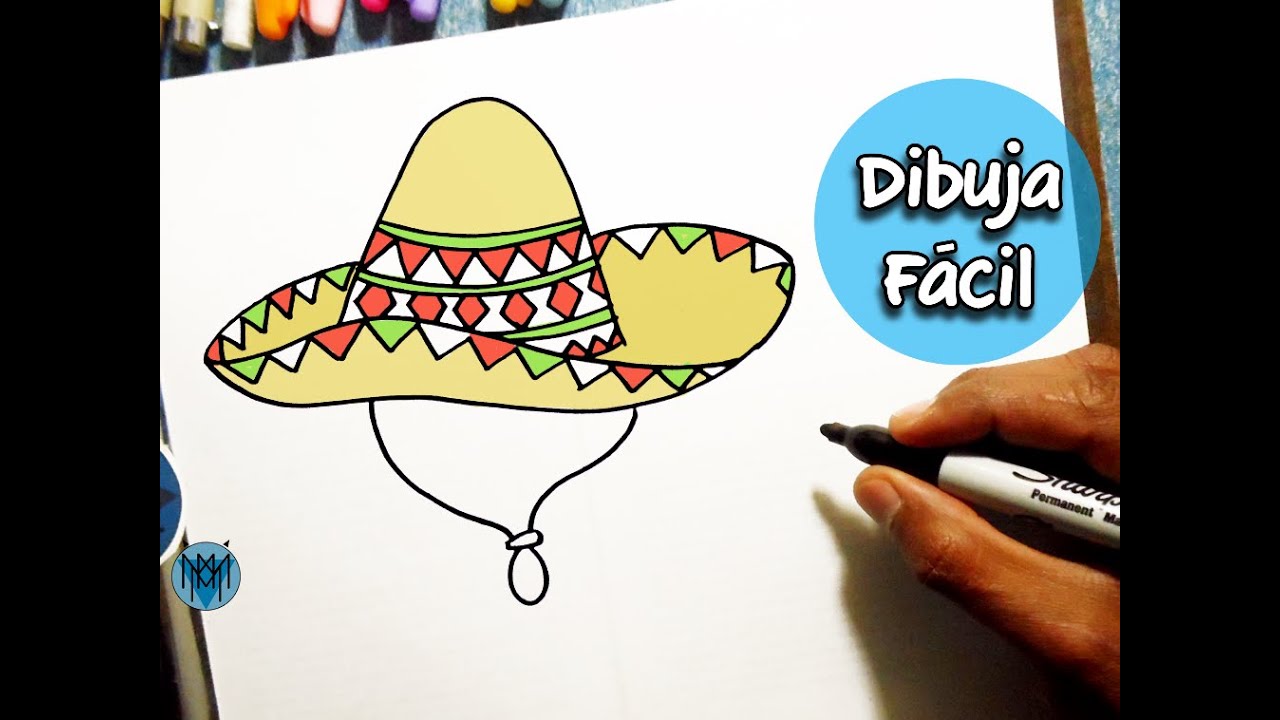 Cómo Dibujar Un Sombrero Charro | Dibustrador - thptnganamst.edu.vn