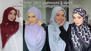 Kumpulan Tutorial Hijab Segi Empat Menutup Dada Simple Untuk Kondangan Modest Hijab Style Trending