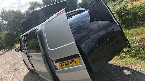 VW T5/6 Campervan DIY Conversion Kits - 40% More Space, Pop-Out Bed, Push-Up Roof, & Alu-Store