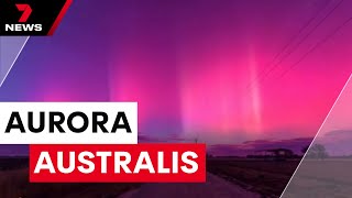 Stunning Aurora Australis Lights Up Australian Skies 7 News Australia