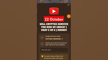 Will Cryptos Survive the Rise of CBDCs? | Part 5 of 5 | MemeFi