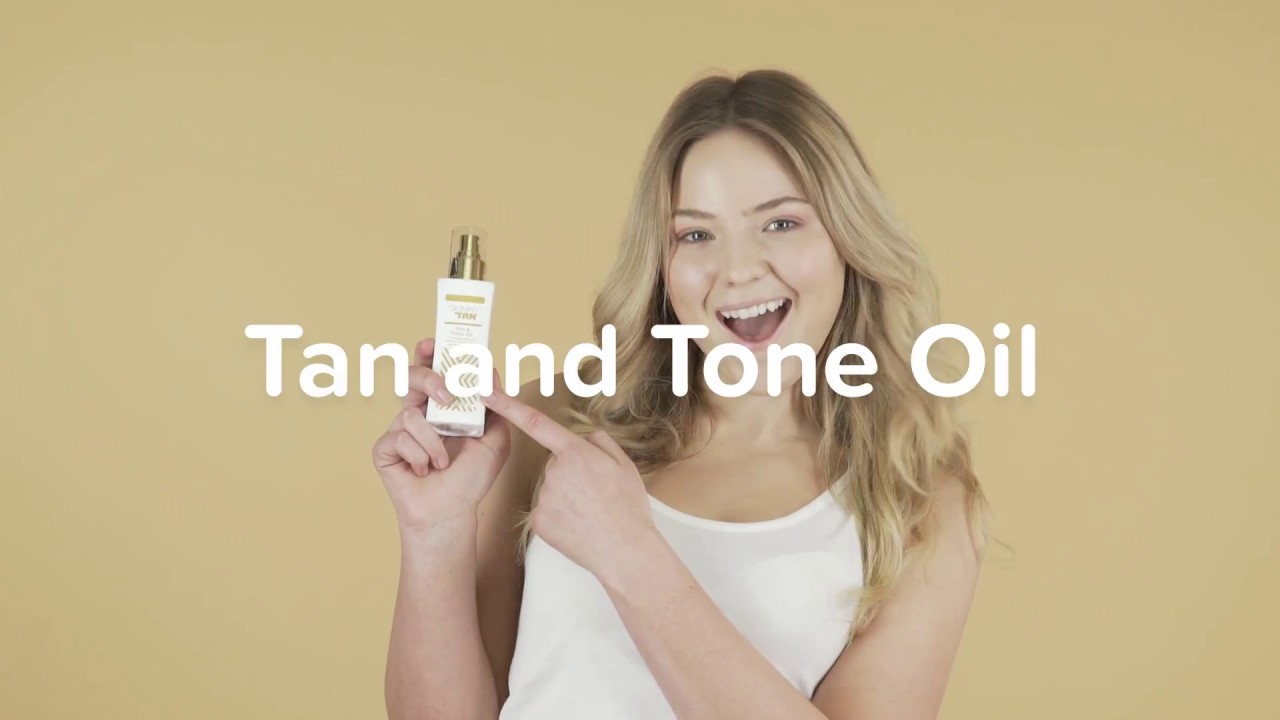 NEW Skinny Tan Tan and Tone Oil Step by step Guide YouTube