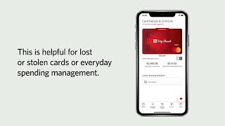 City Bank Mastercard Tutorial Video In App Card Management screenshot 4
