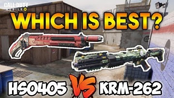Call Of Duty Mobile : HS0405 vs KRM-262 (which is best gun?) Short gun #4