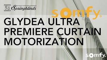 SPRINGBLINDS: SOMFY Glydea Ultra - Premiere Curtain Motorization