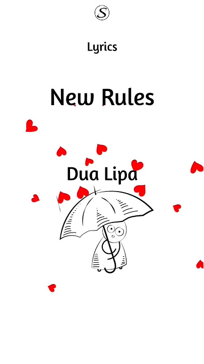Lyrics • New Rules • Dua Lipa #viral #trending #dualipa #music
