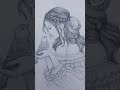 cute girl with bird #sketching viral short