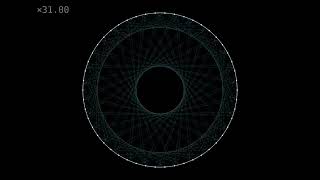 Circle Optical Illusion - Polyrhythm & Geometry Transformation (4K 60fps)