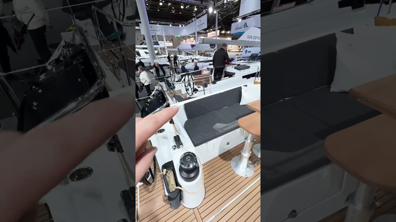⁣A quick look on board the new Sun Odyssey 455 at the Dusseldorf boat show... #sailinglife #sailing
