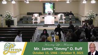 Mr. James "Jimmy" Olanda Ruff- October 14, 2021- Leevy's Funeral Home Livestream