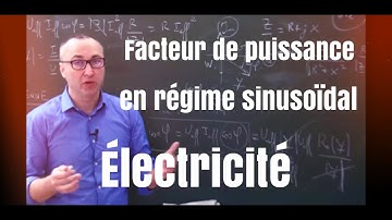 Les 3 formules de la puissance moyenne en régime sinusoïdal