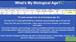 Biological Age Testing: 15 Years Younger Than My Chronological Age