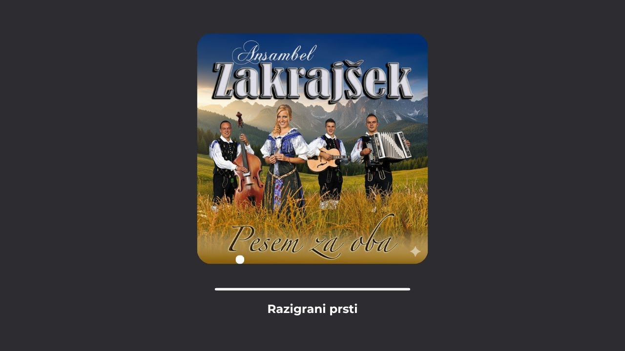 Ansambel ZAKRAJŠEK - Razigrani prsti