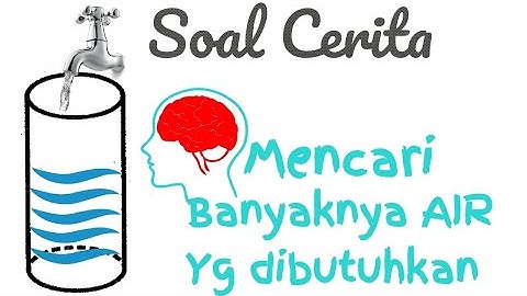 Sebuah ember kecil dapat terisi penuh dengan 25 gelas air berarti volume botol air mineral adalah