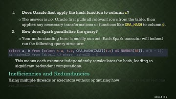 Efficiently Handling Query Results with ORA_HASH in Oracle and Spark